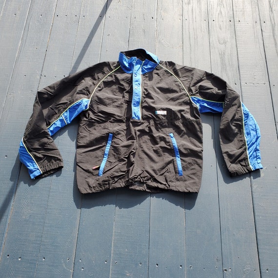 Vintage Hind Ski Jacket: '90s Nylon Anorak, Neon … - image 1