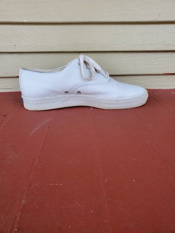 White Leather Keds Sneakers Women's Size 10 Men's Size - Etsy