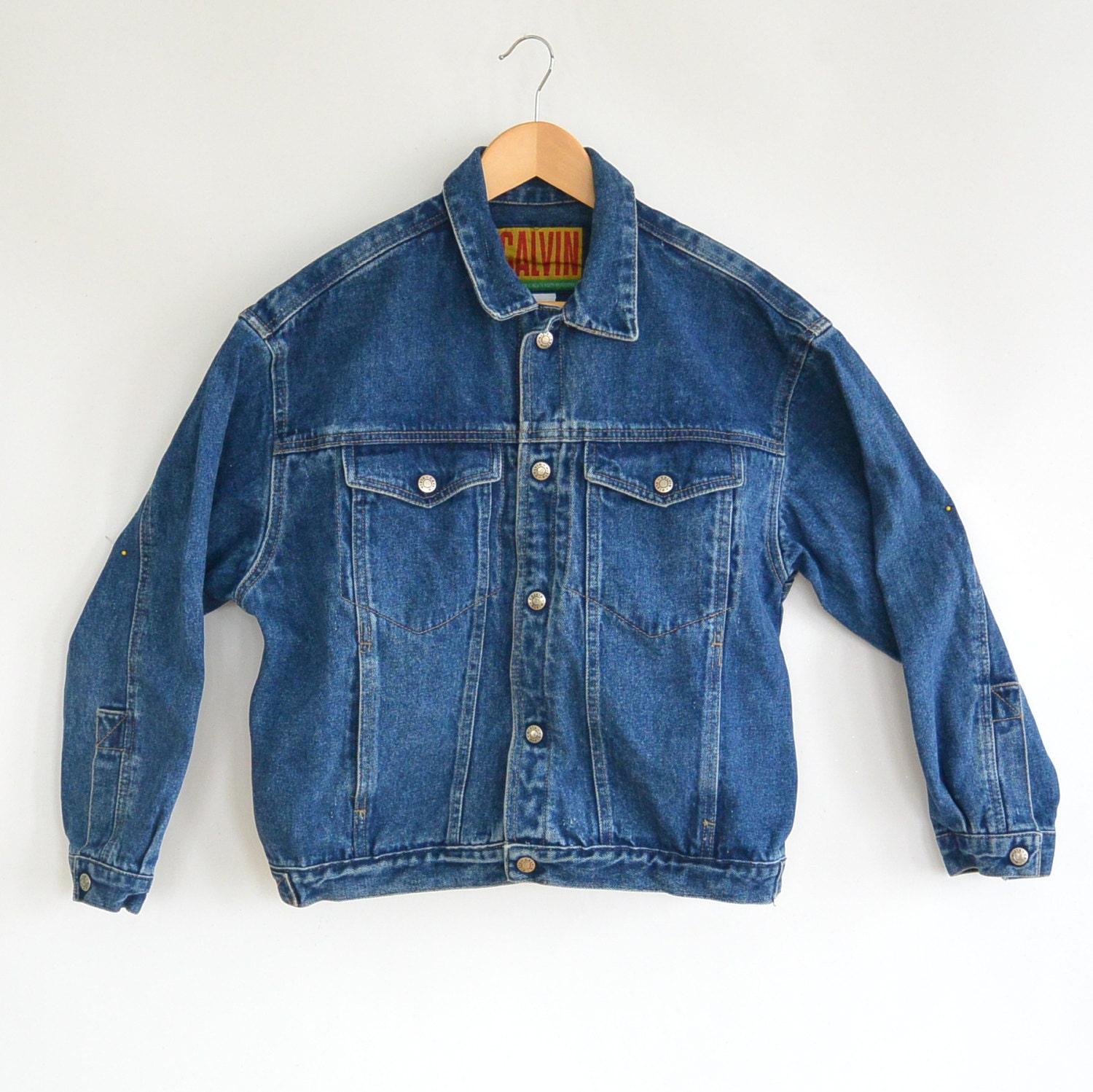 Calvin Klein Blue Future Archive Denim Jacket for Men | Lyst