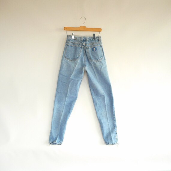 L.A. Gear Ankle Jeans 1980's Vintage High Waist t… - image 2