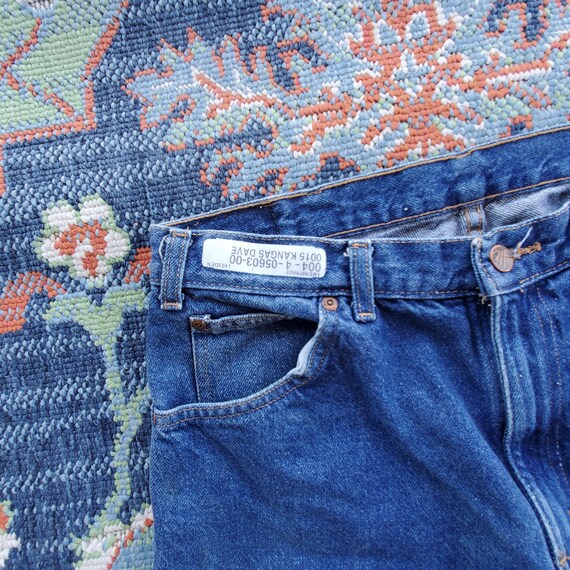 AmeriPride work jeans men's 33/33 vintage 90's he… - image 9