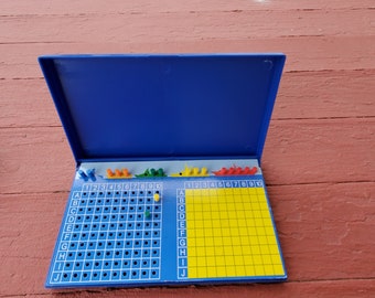 Vintage Battlehits Mini Travel Game: 1981 Naval Challenge