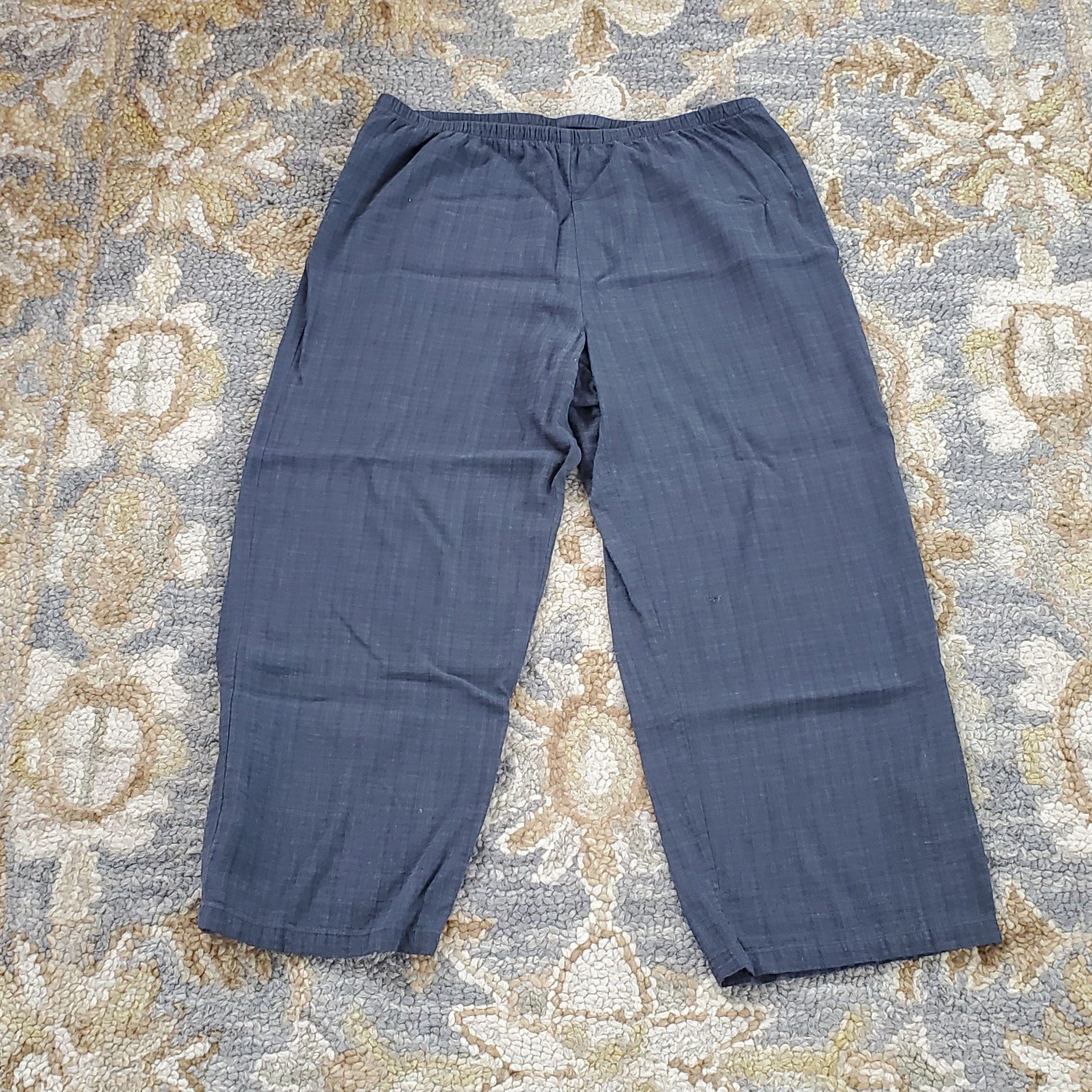 00s eileen fisher リネン ショップコート L ビンテージ 00s eileen