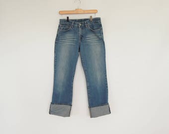 Lucky Brand 156 Peanut Pant Gene Montesano Lower Rise Flare