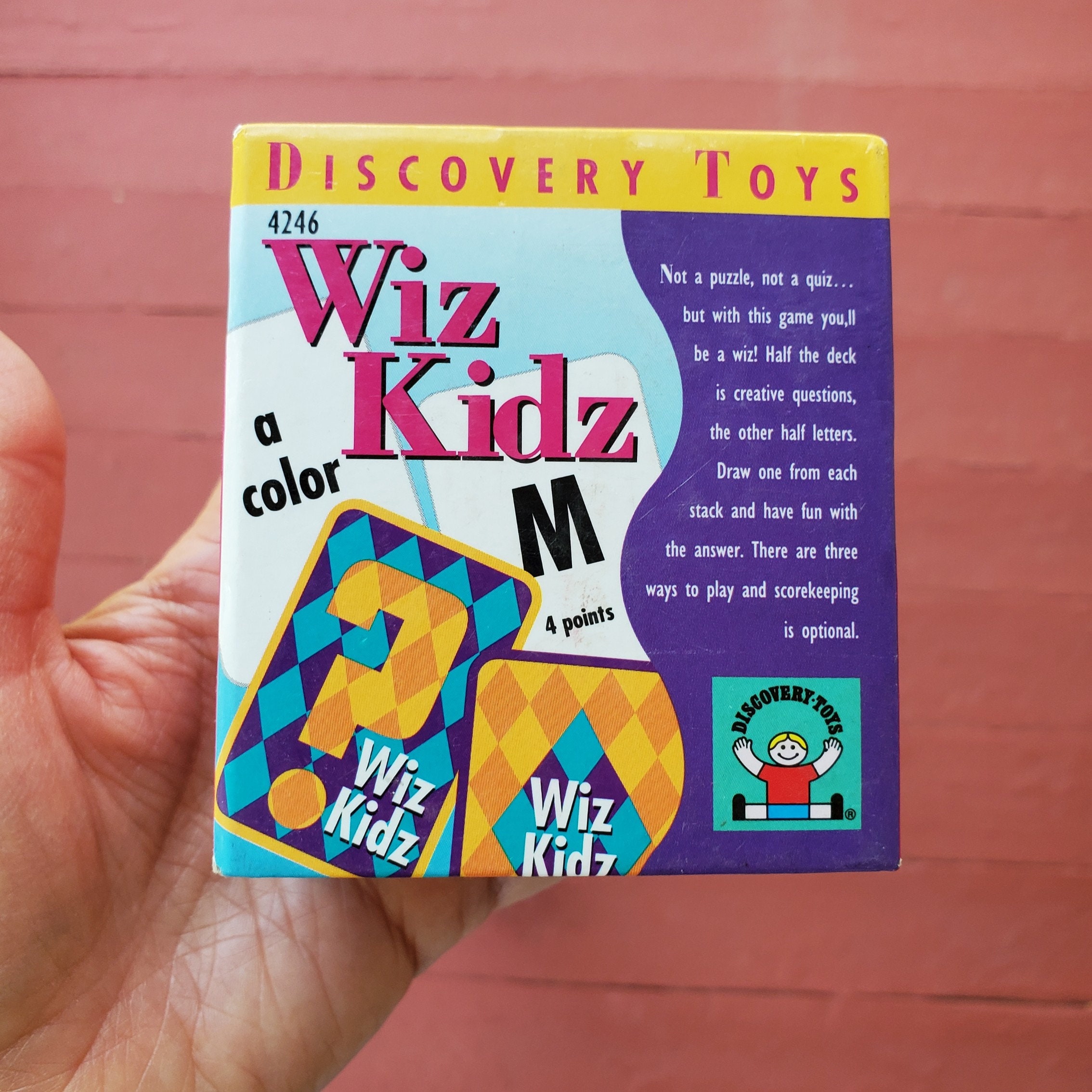 Discovery Toys Wiz Kidz Card Game Three Way Game 1999 Vintage for 7 Years and Above Etsy