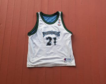 Vintage Minnesota Timberwolves Kevin Garnett Size Large