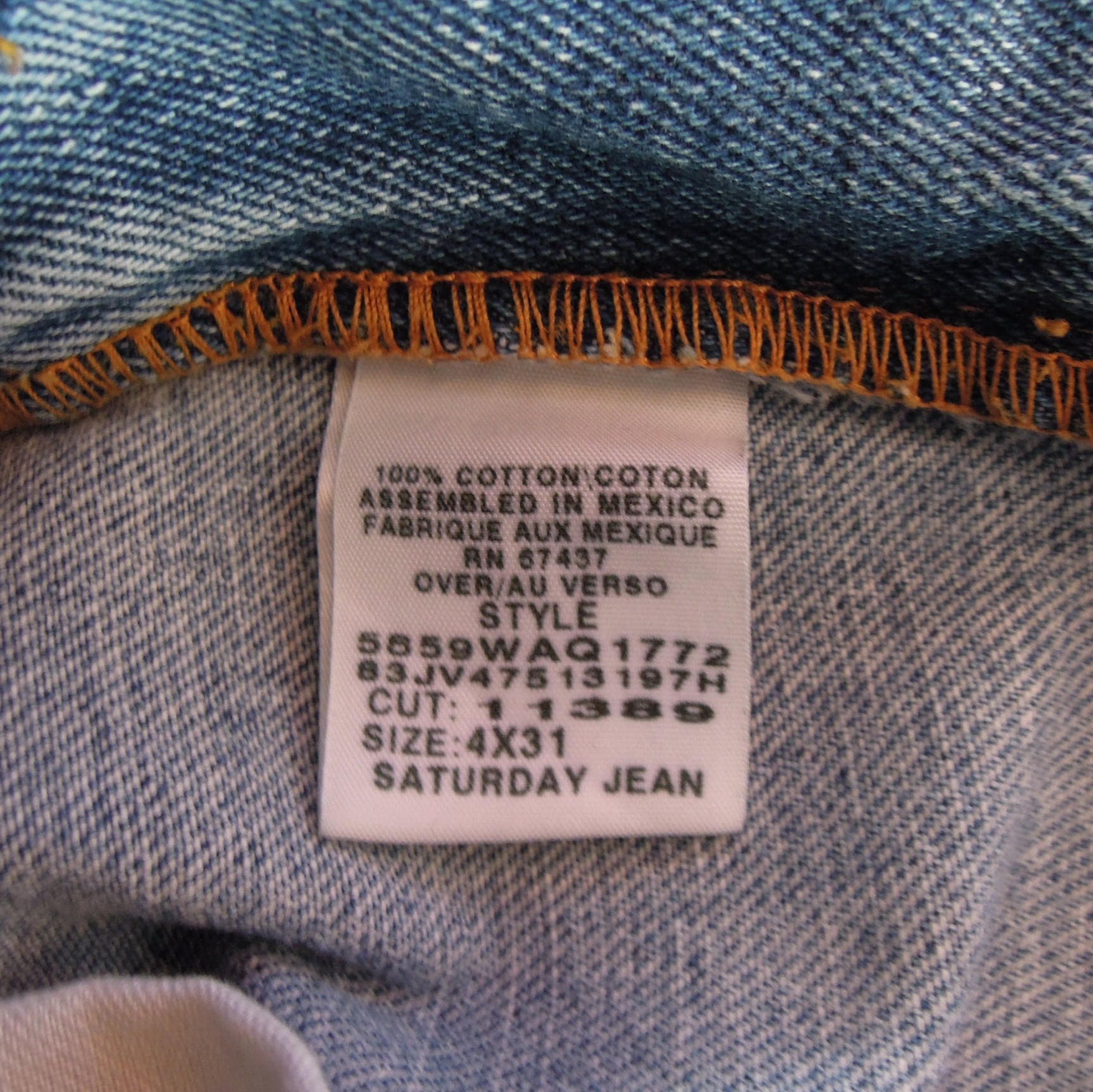 Ralph Lauren Polo Jeans Saturday Jean 