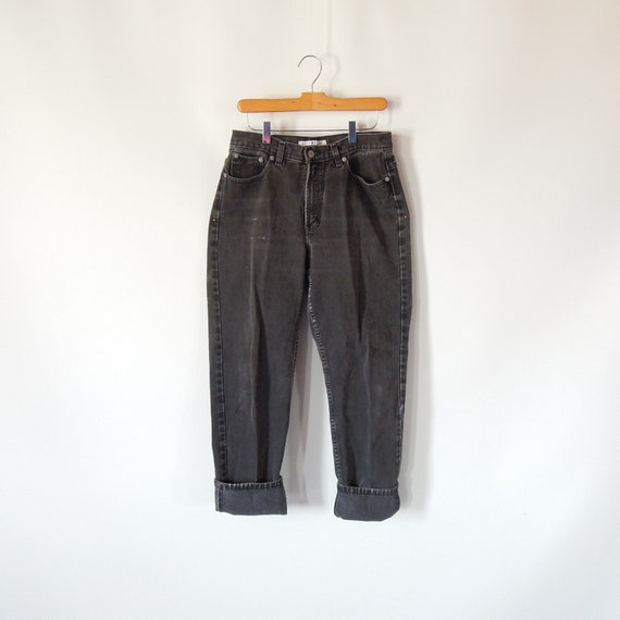 Tommy Hilfiger Jeans Black Faded Vintage jeans 90… - image 9