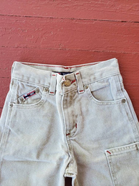 Bugle Boy little boys shorts size 5 tan denim 90'… - image 7