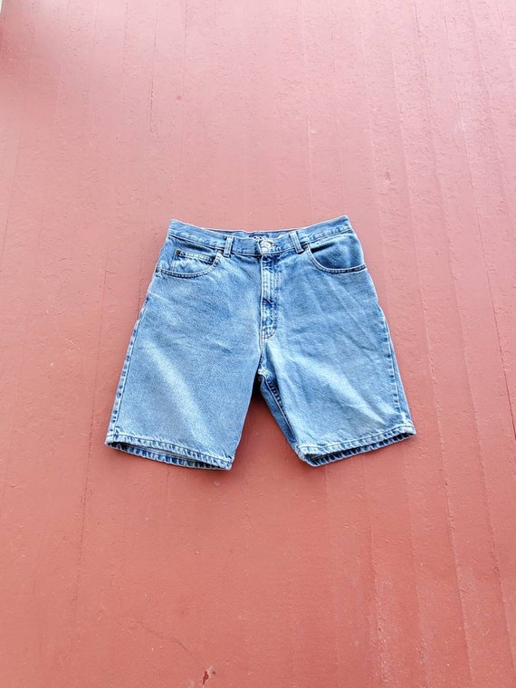 Pantalones cortos de mezclilla para 34 lavado medio - Etsy España