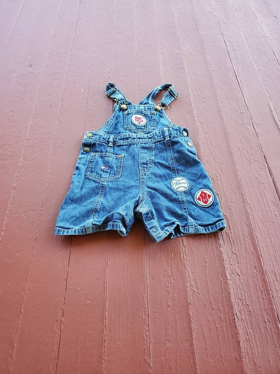 Tommy Hilfiger Baby denim bib overalls Size 3T to… - image 2