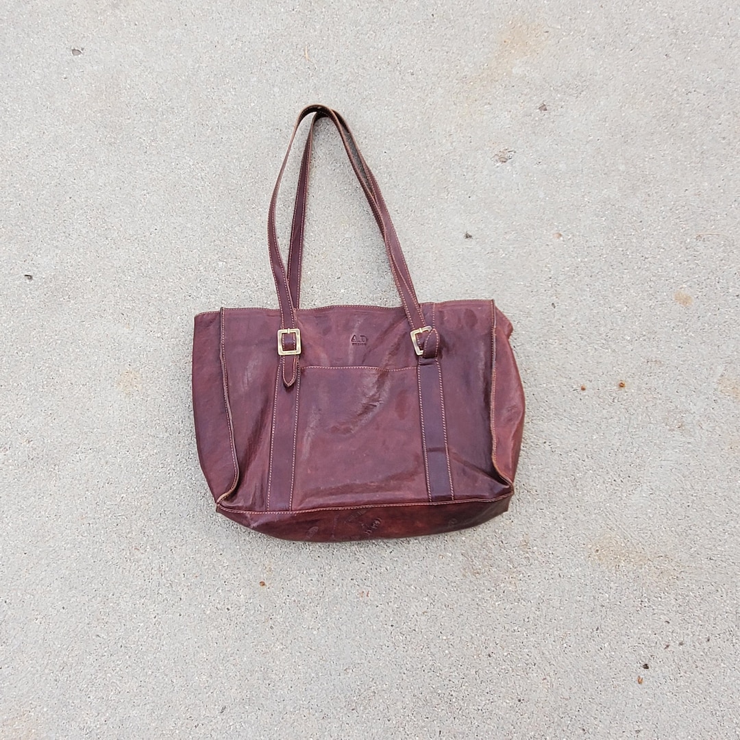 A.D. Firenze Leather Satchel: Handcrafted Italian Messenger Bag - Etsy