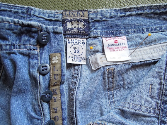 Men's Lucky Brand Jeans Button Fly Waist 34 -  Israel