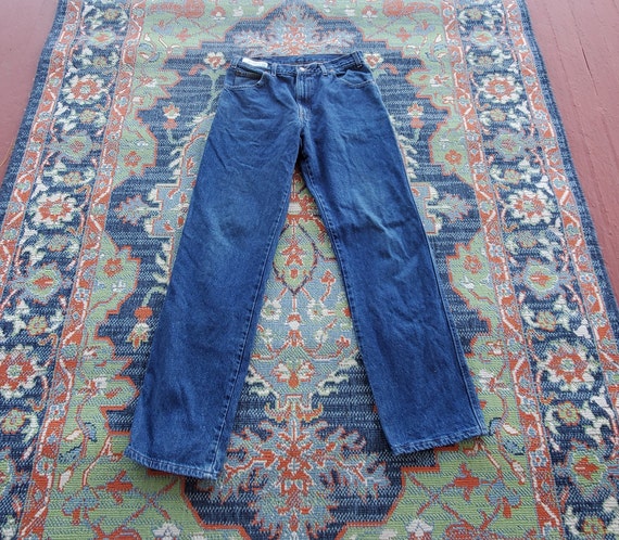 AmeriPride work jeans men's 33/33 vintage 90's he… - image 2