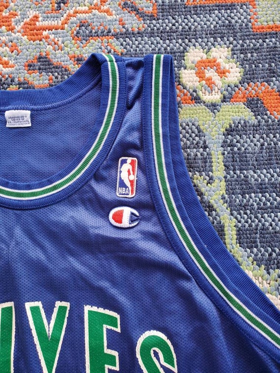 Kevin Garnett jersey vintage Champion brand perfo… - image 5