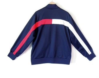 FILA 90年代　track jacket FILA mens vintage 90s Big Logo Tracksuit Track Top Jacket