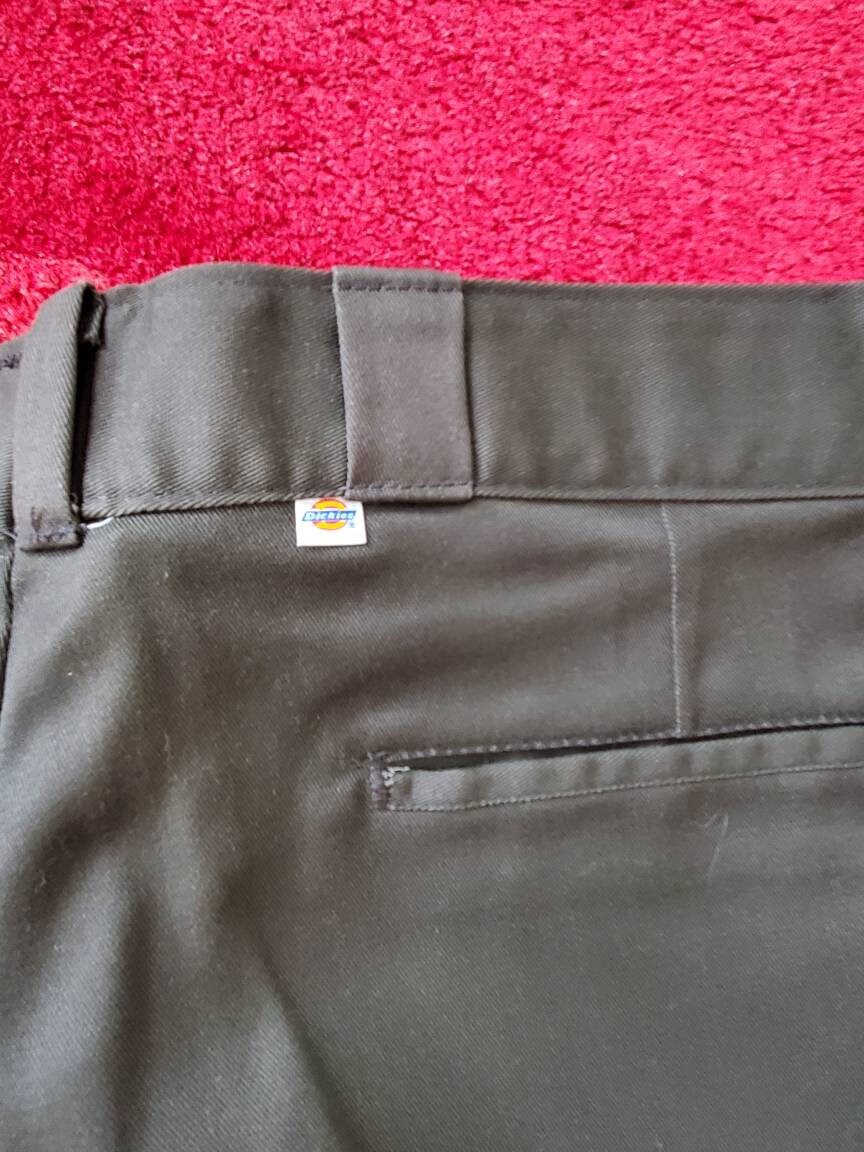 Vintage Dickies Work Pants Trousers Flat Front Like New 80's Vintage Dickies Work Pants Trousers Flat Front Like New 80's