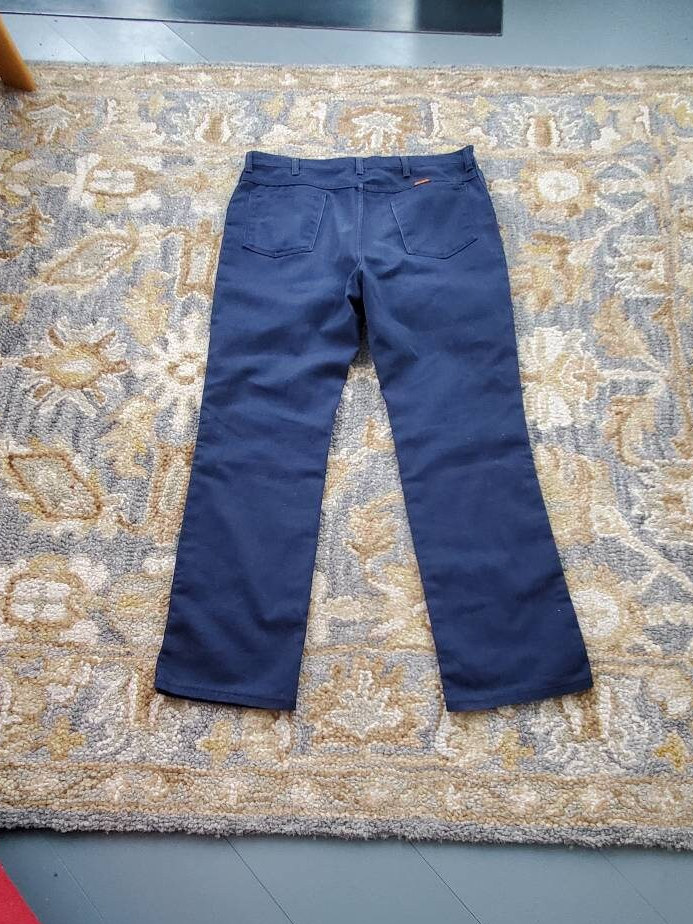 Big Ben by Wrangler Men's Work Pants 38/30 Blue Denim Feel
