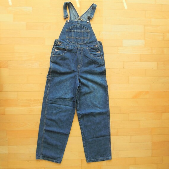 Juniors Teen Denim bib overalls size Route 66 90'… - image 2