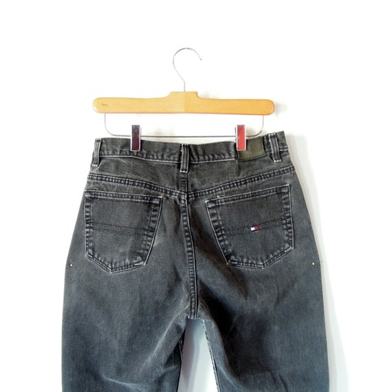 Tommy Hilfiger Jeans Black Faded Vintage jeans 90… - image 4