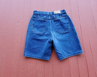 Vintage Riders Denim Shorts: 90s High Waisted Jean Cutoffs, 29" Waist