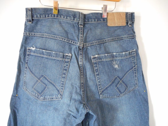 お気に入り Long Carson Premium JNCO Denim Hop Hip Shorts Skater Shorts 航空機・ヘリコプター
