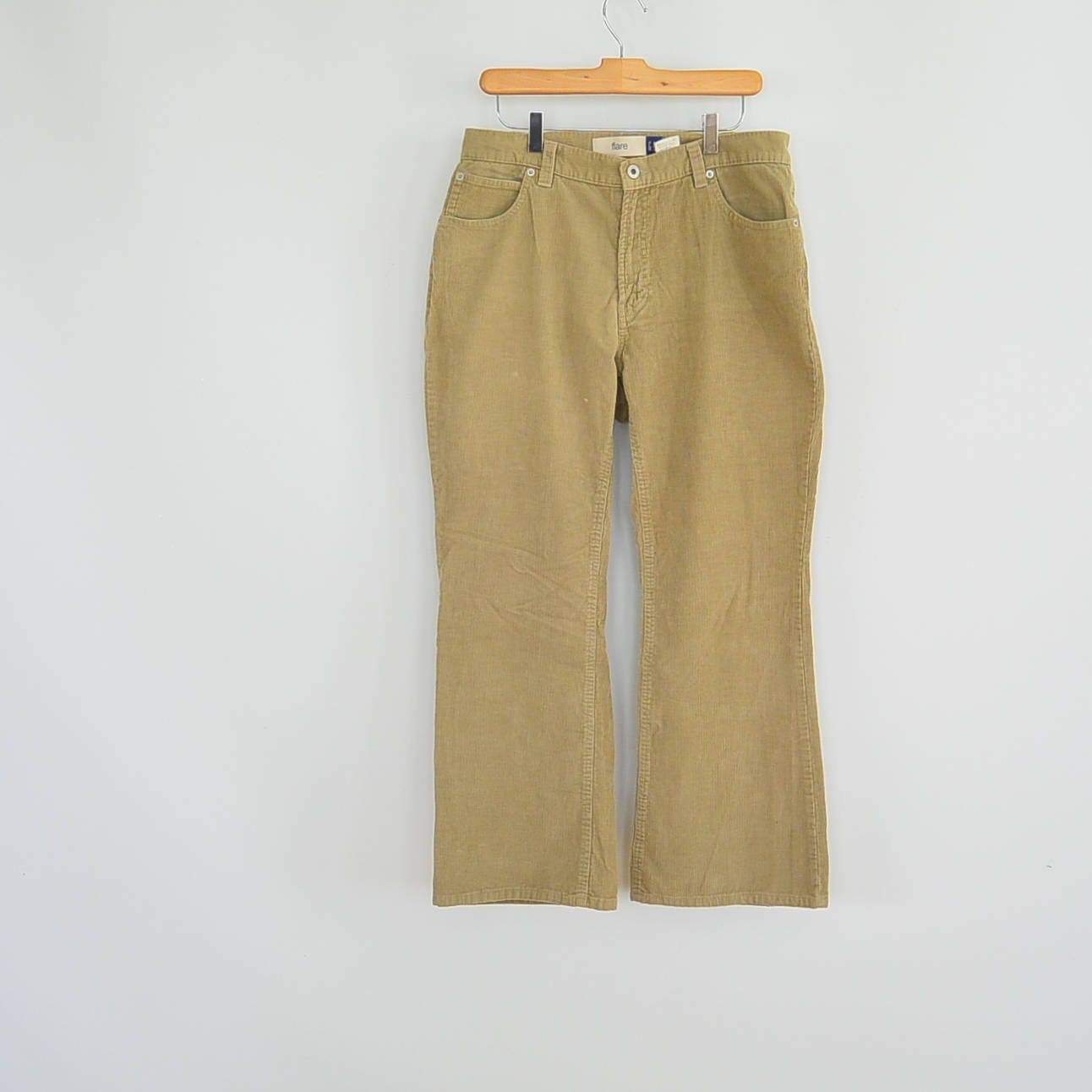 Gap Tan Corduroys Ankle Length Flare 90 