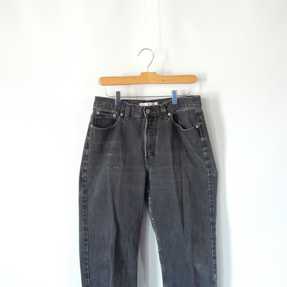 Tommy Hilfiger Jeans Black Faded Vintage jeans 90… - image 6