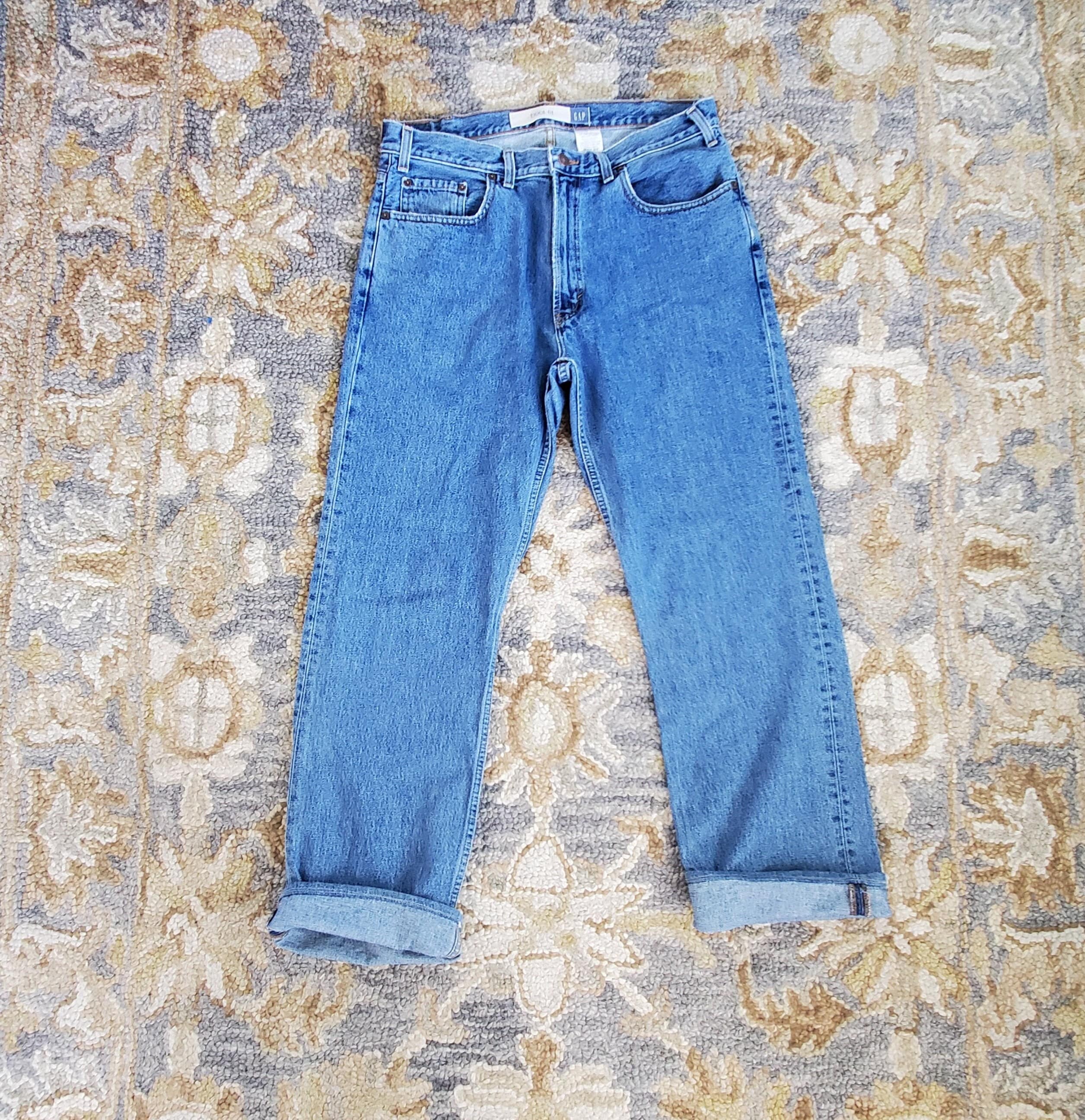 Men's Gap Jeans Boot Fit Jeans Vintage '90s Size 36 32 Nicely Worn
