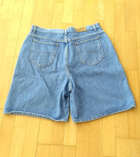 Lee denim shorts plus size vintage size women's 1… - image 8