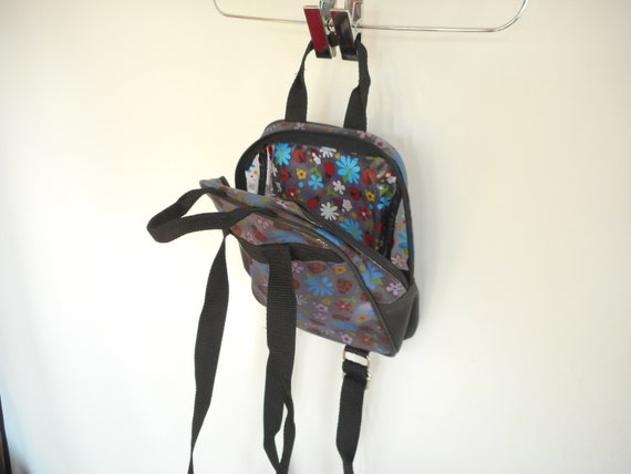90s Vintage Mini Backpack: Lavender Tint Clear Vi… - image 7