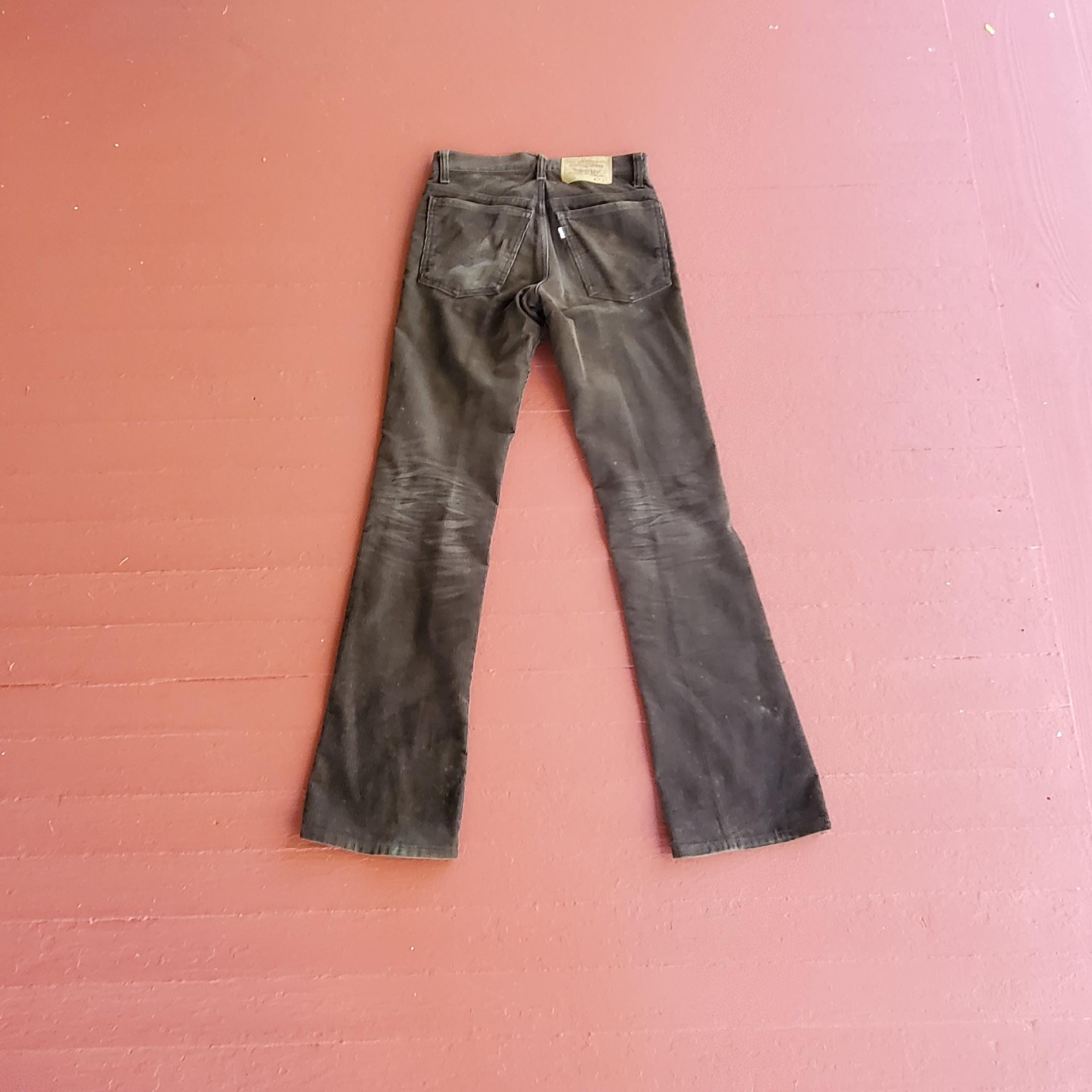 80s Vintage Levi's Brown Corduroy Bootcut Jeans - 28/34 - Etsy
