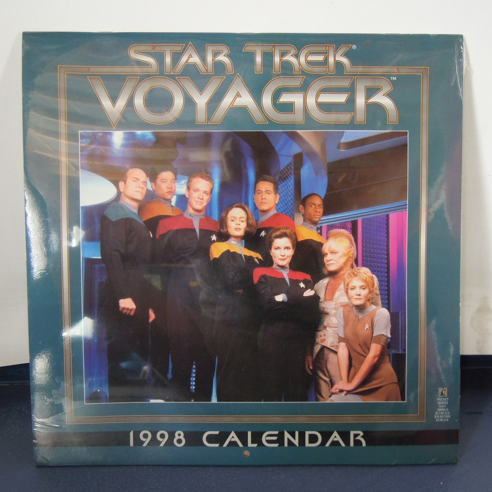 Star Trek Voyager 1998 Calendar New Still in Wrap 12 Month Etsy
