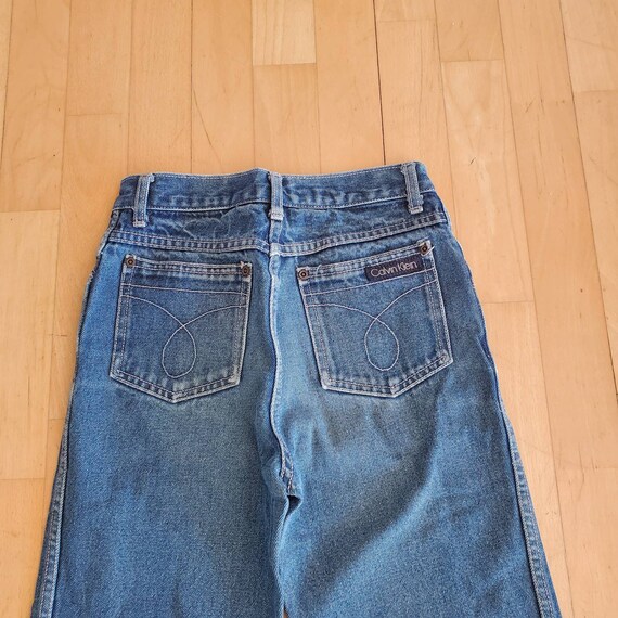 Classic Calvin Klein Jeans 1980's High Waist Broo… - image 6