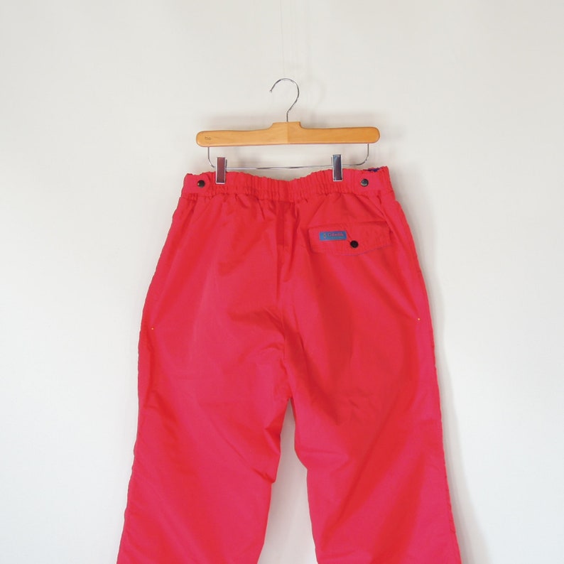 Red Ski Snow Pants Columbia Brand Size XL Men's Black - Etsy