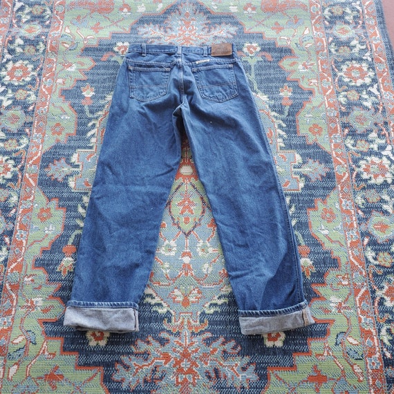 AmeriPride work jeans men's 33/33 vintage 90's he… - image 4