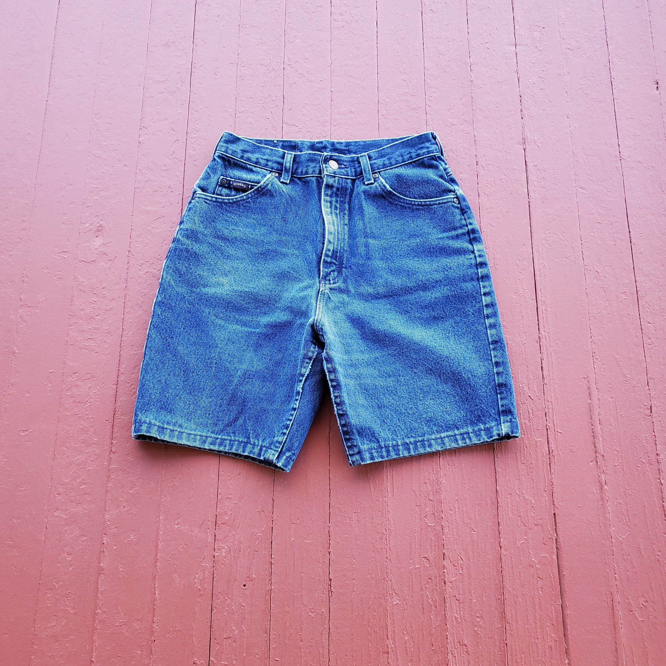 Vintage Riders Denim Shorts: 90s High Waisted Jean Cutoffs, 29