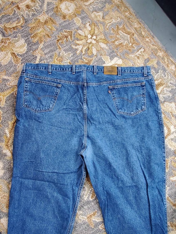 XXXL Levi's jeans men's size 58/30 90's vintage b… - image 9