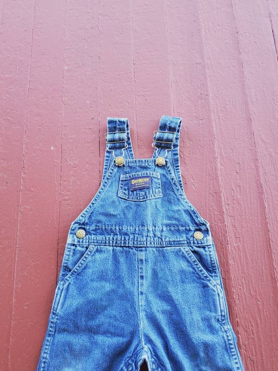 Baby denim bib overalls Oshkosh B'gosh vestbak cl… - image 5