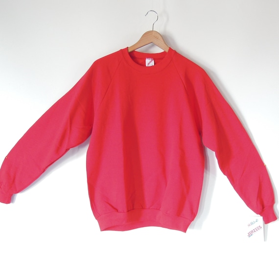 Sweatshirt Men's Large Stop Sign Red Jerzees NUBLEND New | Etsy