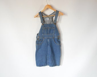 Denim Overall Dress - Etsy
