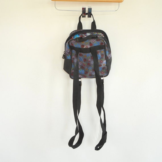 90s Vintage Mini Backpack: Lavender Tint Clear Vi… - image 4