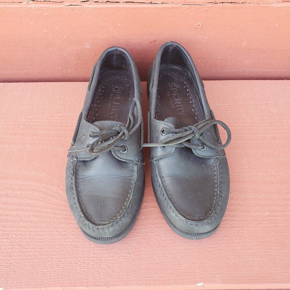 Sperry Top-Sider Men's Boat Shoes vintage 90's Mo… - image 4