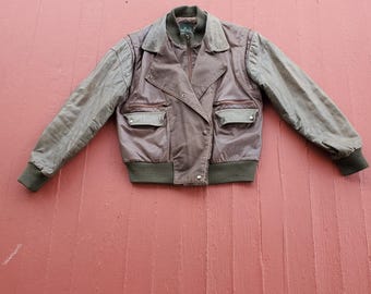 Dickies Vintage Coveralls Navy Blue Short Sleeve Talon Zipper '80s