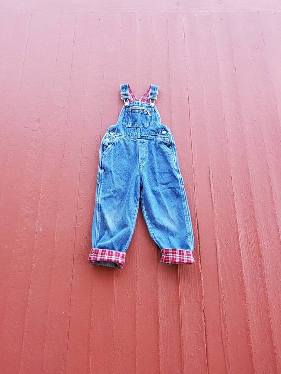 flannel bib overalls