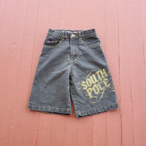 Vintage South Pole Denim Skater Shorts: Boy's Size 10 - Etsy