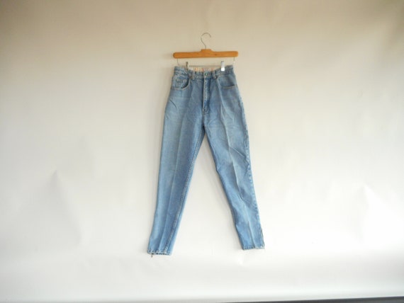 L.A. Gear Ankle Jeans 1980's Vintage High Waist t… - image 9