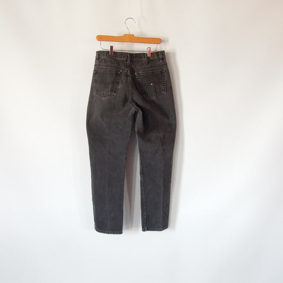 Tommy Hilfiger Jeans Black Faded Vintage jeans 90… - image 8