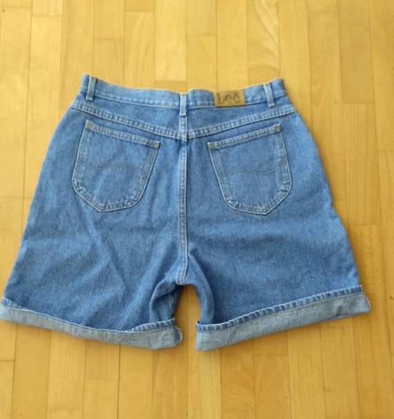 Lee denim shorts plus size vintage size women's 1… - image 3
