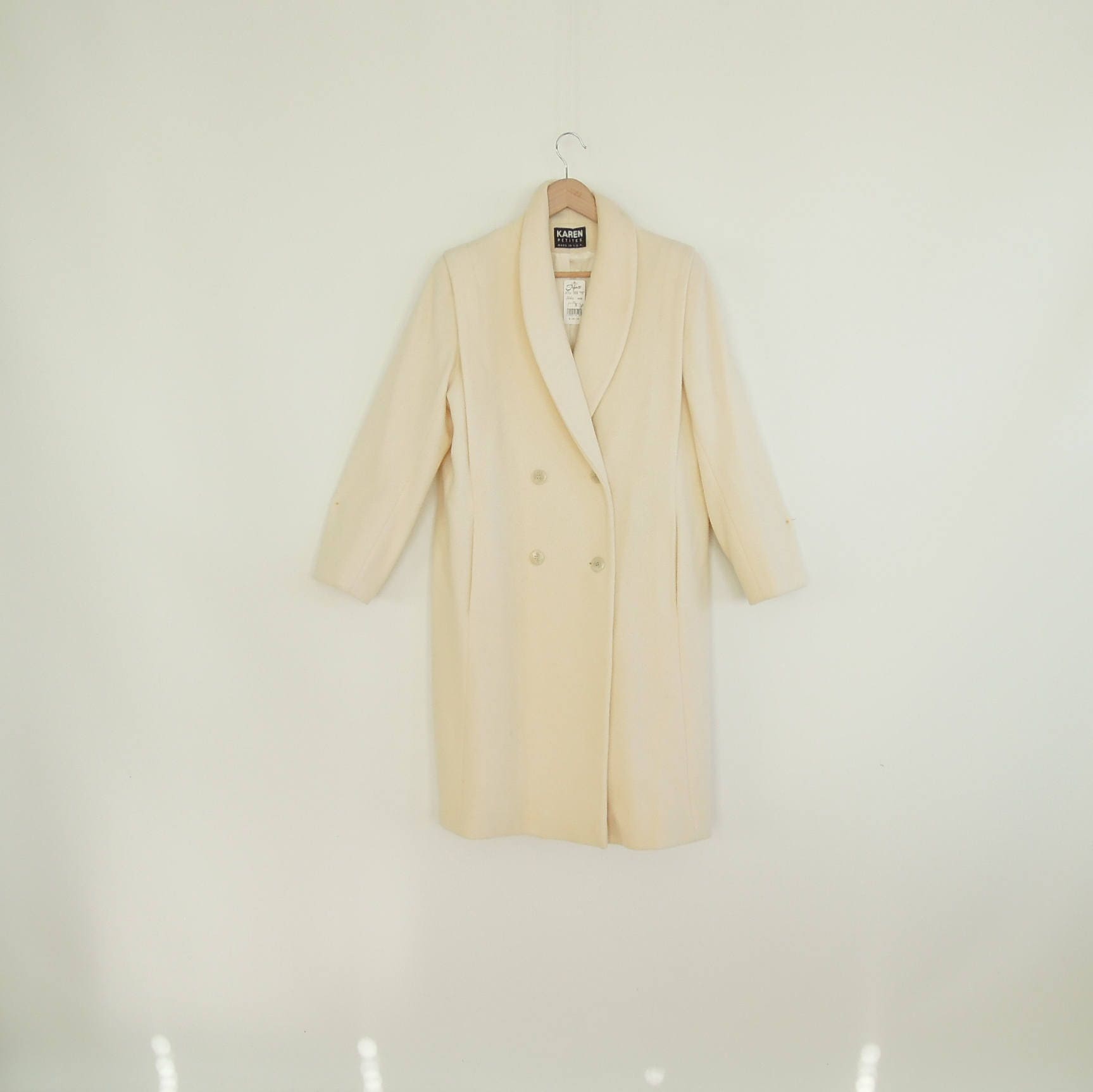 beige wool coat petite
